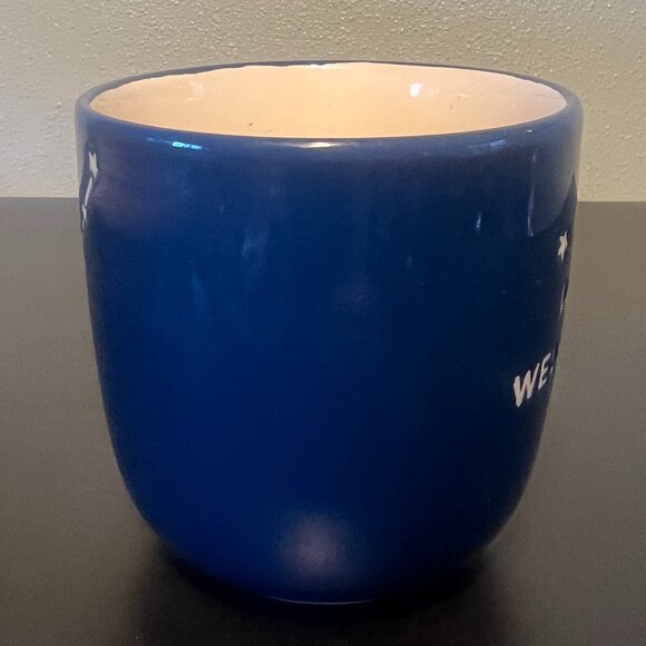 VIRGO Zodiac Horoscope Astrology Constellation Glazed Blue Pottery Mug ~ From P - Picture 4 of 10